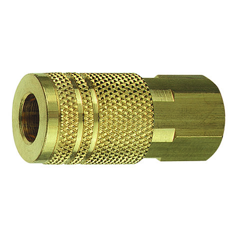 Tru-Flate 1/4in I/M Design x 1/4in FNPT Brass Coupler product photo