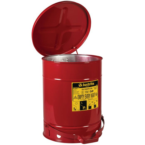 Justrite Oily Waste Can product photo