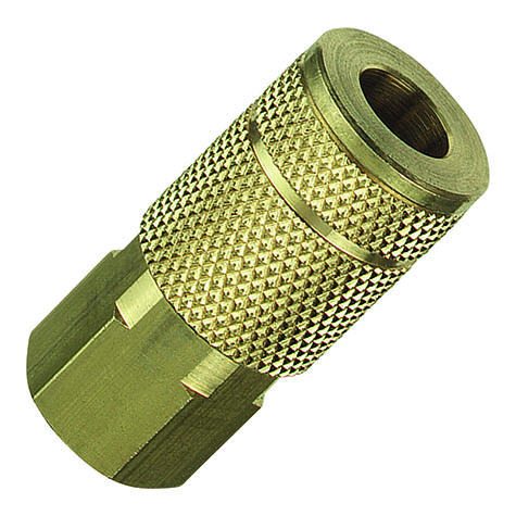 Amflo 1/4in T Design  x 1/4in FNPT Steel Coupler product photo