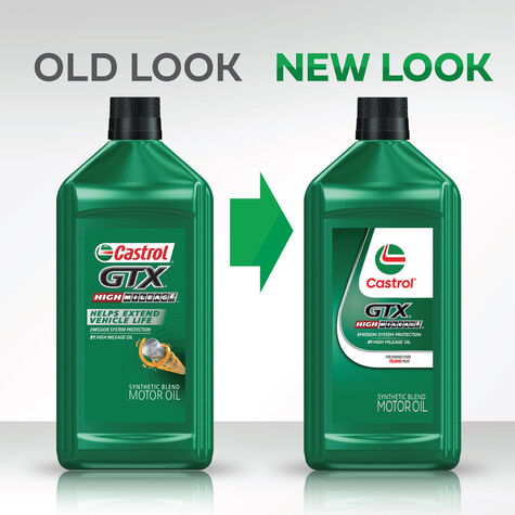 Castrol SAE 5W-20 GTX High Mileage - 1 Quart product photo