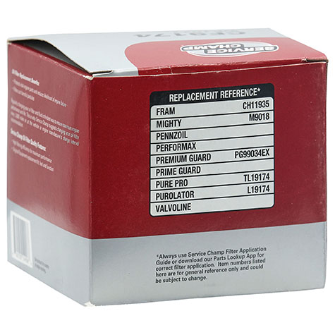 Service Champ Oil Filter product photo