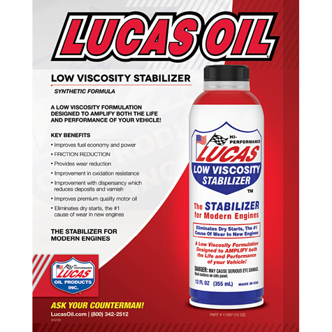 Lucas Low Viscosity Stabilizer product photo