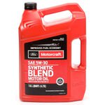 Motorcraft Synthetic Blend 5W30 - 5 Quart product photo