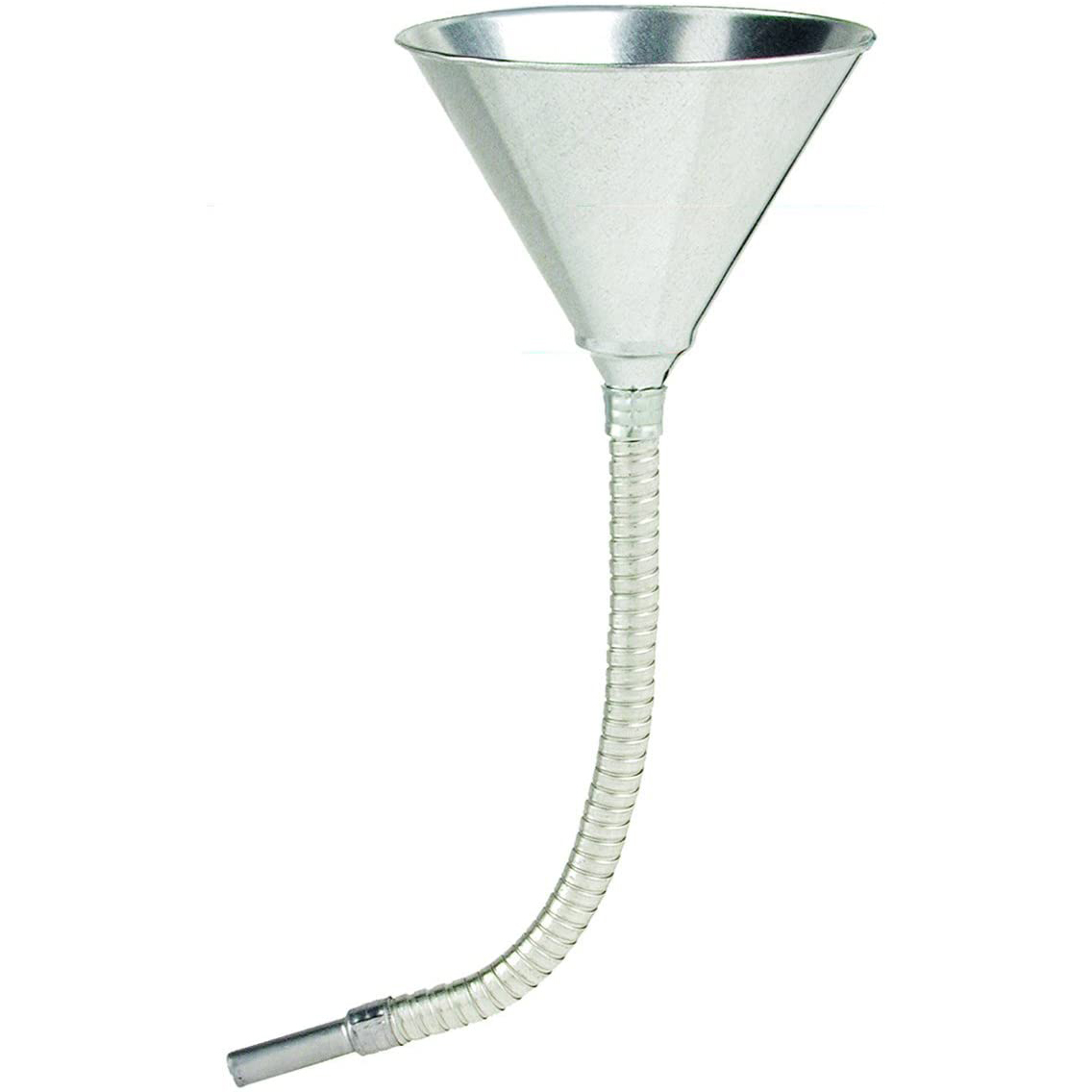 LubriMatic Galvanized Metal Funnel - 1 Quart - Funnels